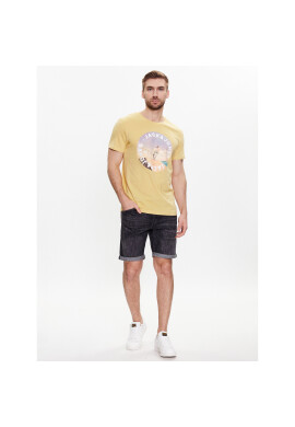 Jack&Jones Тишърт Gem 12221007 Жълт Regular Fit - Pepit.bg