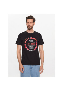 Jack&Jones Тишърт Andy 12222339 Черен Regular Fit - Pepit.bg