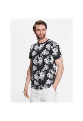 Jack&Jones Тишърт Tropicana 12223932 Черен Regular Fit - Pepit.bg