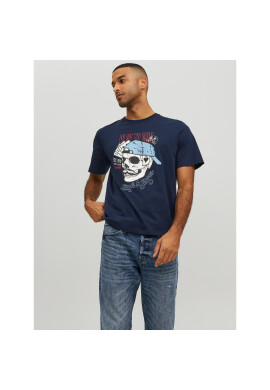 Jack&Jones Тишърт Roxbury 12227779 Тъмносин Regular Fit - Pepit.bg