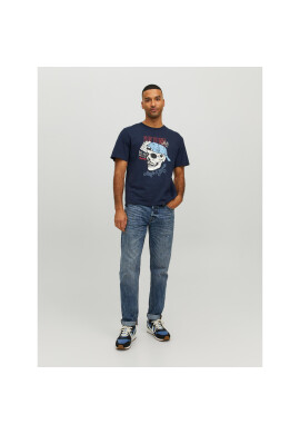 Jack&Jones Тишърт Roxbury 12227779 Тъмносин Regular Fit - Pepit.bg