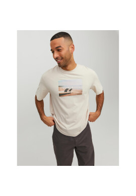 Jack&Jones Тишърт 12227781 Бежов Regular Fit - Pepit.bg