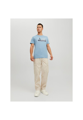Jack&Jones Тишърт Logan 12228078 Син Standard Fit - Pepit.bg