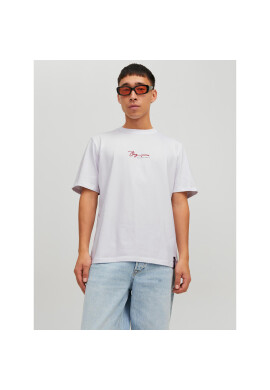 Jack&Jones Тишърт Joshua 12228237 Бял Standard Fit - Pepit.bg