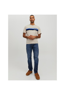 Jack&Jones Тишърт Codyy 12228542 Бежов Standard Fit - Pepit.bg