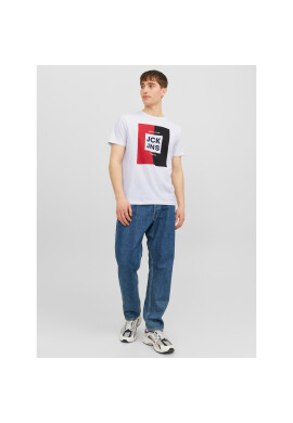 Jack&Jones Тишърт 12235179 Бял Regular Fit - Pepit.bg