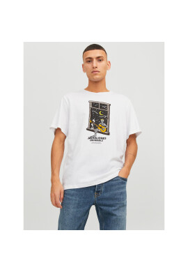 Jack&Jones Тишърт 12241950 Бял Standard Fit - Pepit.bg