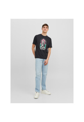 Jack&Jones Тишърт 12241950 Черен Standard Fit - Pepit.bg