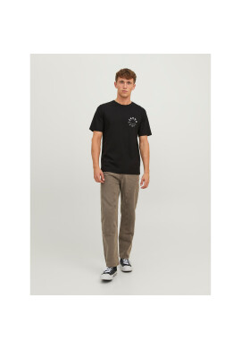 Jack&Jones Тишърт 12242554 Черен Regular Fit - Pepit.bg