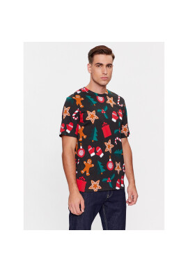 Jack&Jones Тишърт 12246604 Черен Standard Fit - Pepit.bg