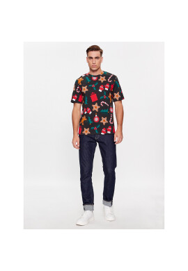 Jack&Jones Тишърт 12246604 Черен Standard Fit - Pepit.bg
