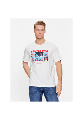 Jack&Jones Тишърт 12246605 Бял Standard Fit - Pepit.bg