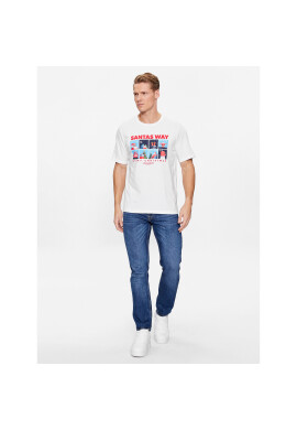 Jack&Jones Тишърт 12246605 Бял Standard Fit - Pepit.bg