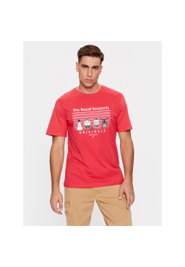 Jack&Jones Тишърт 12246605 Червен Standard Fit - Pepit.bg