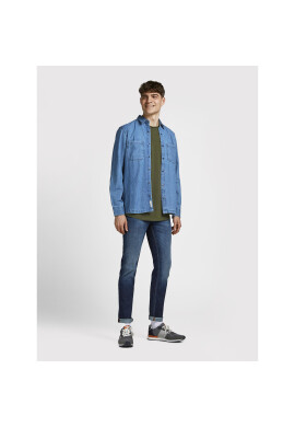 Jack&Jones Тишърт Basher 12182498 Зелен Regular Fit - Pepit.bg