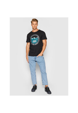 Jack&Jones Тишърт Bilo 12192890 Черен Regular Fit - Pepit.bg