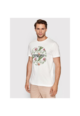 Jack&Jones Тишърт Coastal 12200411 Бял Regular Fit - Pepit.bg