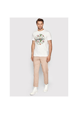 Jack&Jones Тишърт Coastal 12200411 Бял Regular Fit - Pepit.bg