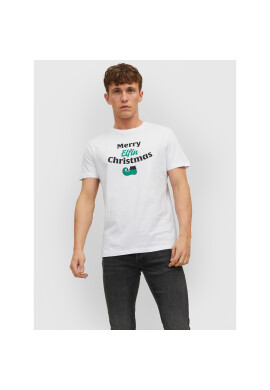 Jack&Jones Тишърт Elfen 12221421 Бял Regular Fit - Pepit.bg