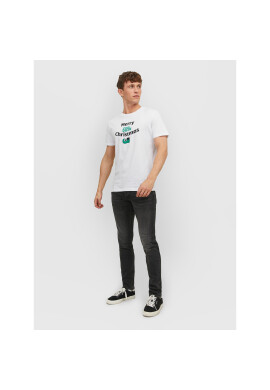 Jack&Jones Тишърт Elfen 12221421 Бял Regular Fit - Pepit.bg