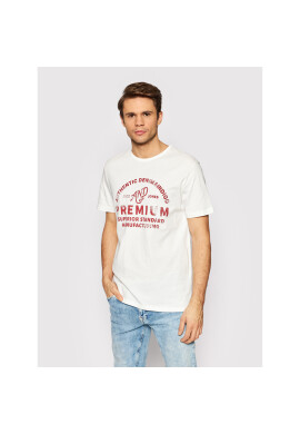 Jack&Jones PREMIUM Тишърт Jackson 12202394 Бял Regular Fit - Pepit.bg