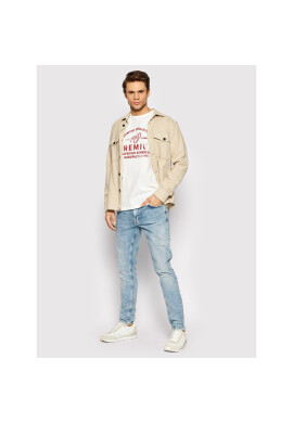 Jack&Jones PREMIUM Тишърт Jackson 12202394 Бял Regular Fit - Pepit.bg