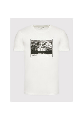 Jack&Jones Тишърт Jungleone 12205959 Бял Regular Fit - Pepit.bg