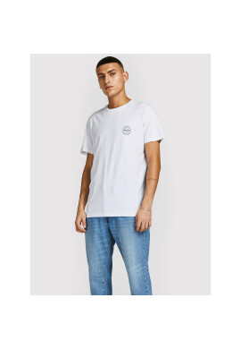 Jack&Jones Тишърт Shark 12205022 Бял Regular Fit - Pepit.bg