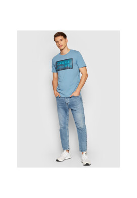 Jack&Jones Тишърт Shawn 12185035 Син Slim Fit - Pepit.bg