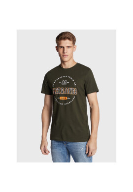 Jack&Jones Тишърт Stamp 12211446 Зелен Regular Fit - Pepit.bg