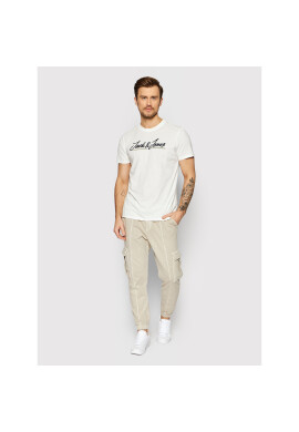 Jack&Jones Тишърт Tons 12205107 Бял Regular Fit - Pepit.bg