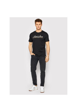 Jack&Jones Тишърт Tons 12205107 Черен Regular Fit - Pepit.bg