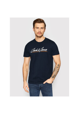 Jack&Jones Тишърт Tons 12205107 Тъмносин Regular Fit - Pepit.bg