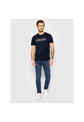 Jack&Jones Тишърт Tons 12205107 Тъмносин Regular Fit - Pepit.bg