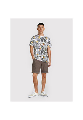 Jack&Jones Тишърт Tropic 12203764 Бял Regular Fit - Pepit.bg