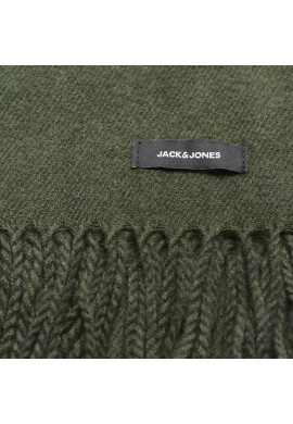 Jack&Jones Зимен шал 12140332 Зелен - Pepit.bg
