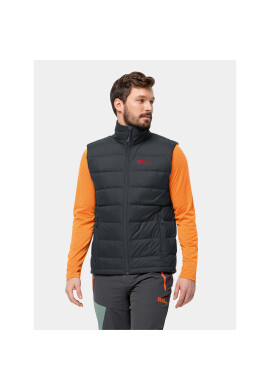Jack Wolfskin Елек Ather Down Vest 1207691 Черен Regular Fit - Pepit.bg