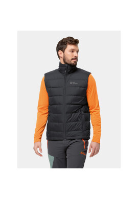Jack Wolfskin Елек Ather Down Vest 1207691 Черен Regular Fit - Pepit.bg