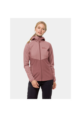Jack Wolfskin Яке softshell Go Hike Softshell 1306862 Бордо Regular Fit - Pepit.bg