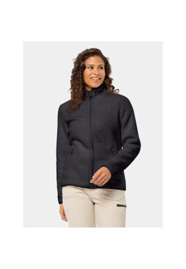 Jack Wolfskin Полар High Curl Jacket 1708732 Черен Regular Fit - Pepit.bg