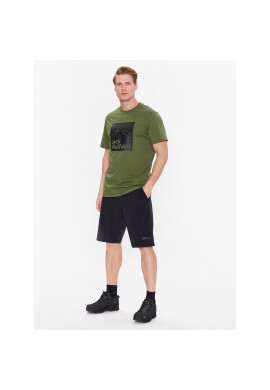 Jack Wolfskin Тишърт Brand 1809021 Зелен Regular Fit - Pepit.bg