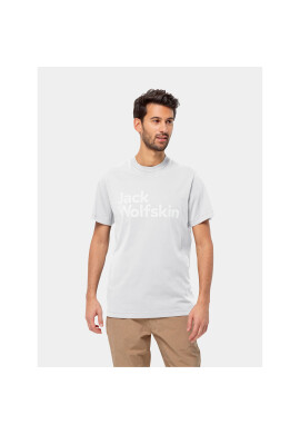 Jack Wolfskin Тишърт Essential Logo T 1809591 Бял Regular Fit - Pepit.bg