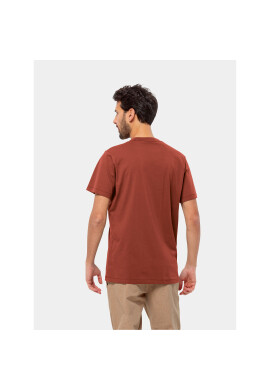 Jack Wolfskin Тишърт Essential Logo T 1809591 Червен Regular Fit - Pepit.bg