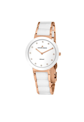 Jacques Lemans Часовник Lemans Monako Ceramic 42-7J Бял - Pepit.bg