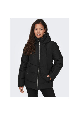 JDY Пухено яке 15300563 Черен Regular Fit - Pepit.bg