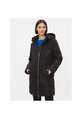 JDY Пухено яке 15300564 Черен Regular Fit - Pepit.bg