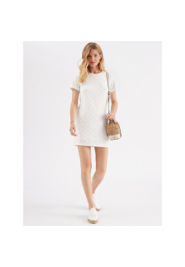 JDY Рокля 15291942 Бял Loose Fit - Pepit.bg