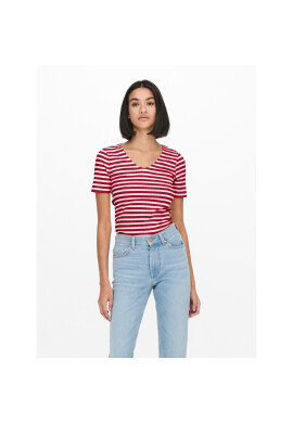 JDY Тишърт 15253481 Бял Stretch Fit - Pepit.bg
