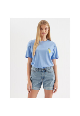 JDY Тишърт 15286245 Син Loose Fit - Pepit.bg