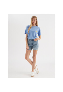 JDY Тишърт 15286245 Син Loose Fit - Pepit.bg